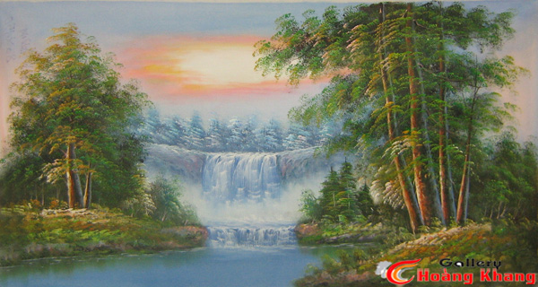 Tranh Núi - Nước - Phong Thuỷ